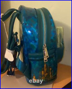 Loungefly Stained Glass DISNEY LITTLE MERMAID Ariel Backpack and Ears IN HAND