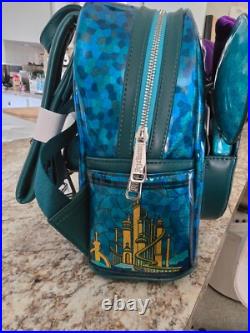 Loungefly Stained Glass Little Mermaid Ariel Mini Backpack Loungefly Stained Glass Little Mermaid Ariel Mini Backpack