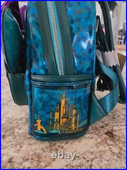 Loungefly Stained Glass Little Mermaid Ariel Mini Backpack Loungefly Stained Glass Little Mermaid Ariel Mini Backpack