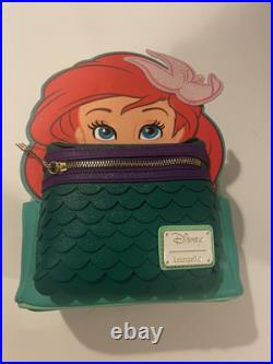 Loungefly The Little Mermaid Ariel Cosplay Mini Backpack NWT