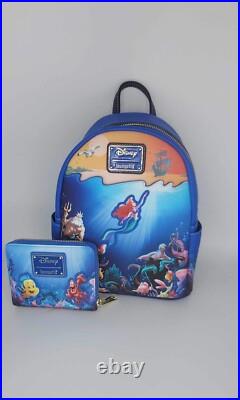 Loungefly The Little Mermaid Backpack And Wallet Set Loungefly The Little Mermaid Backpack And Wallet Set