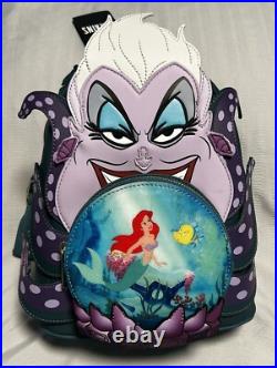Loungefly The Little Mermaid Villains Ursula Crystal Ball Mini Backpack & Wallet