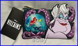 Loungefly The Little Mermaid Villains Ursula Crystal Ball Mini Backpack & Wallet