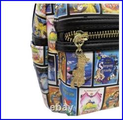 Loungefly x Disney Princess Backpack. VHS Tapes Limited Edition. Fast Shipping