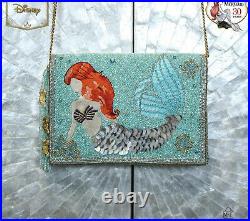 Mary Frances Ariel, Disney The Little Mermaid Beaded Crossbody Clutch NWT
