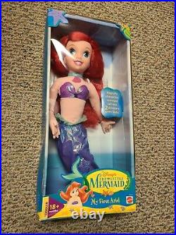 Mattel 1997 Little Mermaid My First Ariel New Unused Large Doll