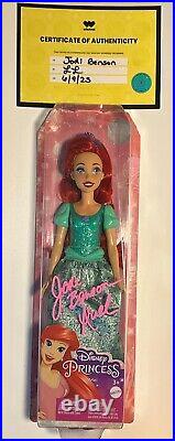 Mattel Disney Princess Ariel Little Mermaid Doll Signed Jodi Benson