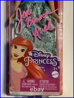 Mattel Disney Princess Ariel Little Mermaid Doll Signed Jodi Benson