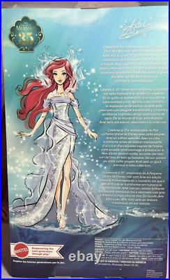 Mattel The Little Mermaid 35th Anniversary Ariel Doll NIB/w Shipper Sealed HWP47