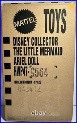 Mattel The Little Mermaid 35th Anniversary Ariel Doll NIB/w Shipper Sealed HWP47