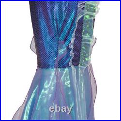 MovieThe Little Mermaid Costume Princess Dress Ariel Cosplay Gown Fishtail Skirt