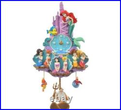 NEW Disney Story Collection The Little Mermaid Ariel Sisters Figure Wall Clock