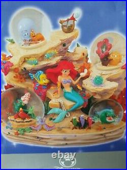 NEW IN BOX Disney The Little Mermaid Under The Sea Collectors Musical Snowglobe