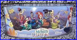 NEW RARE THE LITTLE MERMAID FIGURINE SET ARIEL & SISTERS from DISNEY STORE