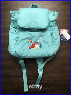 NEW Vera Bradley Disney Little Mermaid Ariel Utility Backpack Turquoise Sky NWOT
