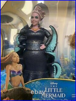 NIB Disney Live Action The Little Mermaid Characters 10pc Doll Set