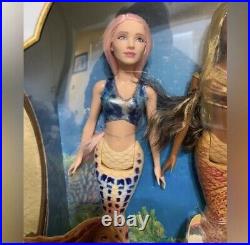 NIB Disney Live Action The Little Mermaid Characters 10pc Doll Set
