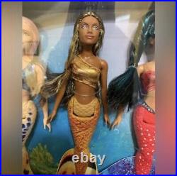 NIB Disney Live Action The Little Mermaid Characters 10pc Doll Set