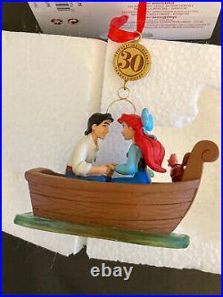 NIB Disney Store The Little Mermaid Ariel & Eric Kiss the Girl Legacy Ornament