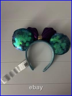 NWOT Loungefly Disney Little Mermaid backpack and NWOT Ariel headband ears