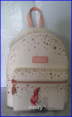 NWT Disney / Loungefly Sketch Ariel on Rock Mini Backpack Little Mermaid
