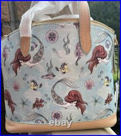 NWT Disney's The Little Mermaid Dome Satchel By Dooney & Bourke