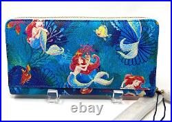 NWT Dooney & Bourke Disney Parks The Little Mermaid Ariel Wallet Wristlet B