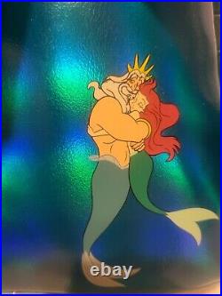 NWT Loungefly Disney Little Mermaid Ariel King Triton Sequin Backpack Limited Ed