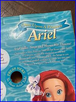New 2003 Playmates Disney The Little Mermaid Once Upon A Princess Ariel Doll HTF