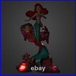 New 2023 Disney Parks The Little Mermaid Ariel Light Up Statue Figurine Figure