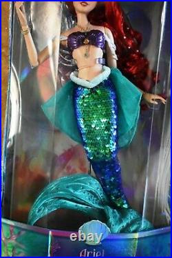 New Disney Little Mermaid Limited Edition 30th Anniversary 17 Ariel Doll Figure