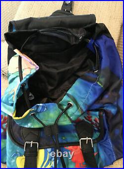 New Disney Loungefly Little Mermaid Backpack Purse Ariel Flounder Rare