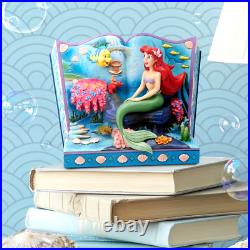 New JIM SHORE DISNEY Figurine LITTLE MERMAID STORYBOOK Ariel Ocean Fairytale New JIM SHORE DISNEY Figurine LITTLE MERMAID STORYBOOK Ariel Ocean Fairytale