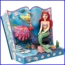 New JIM SHORE DISNEY Figurine LITTLE MERMAID STORYBOOK Ariel Ocean Fairytale New JIM SHORE DISNEY Figurine LITTLE MERMAID STORYBOOK Ariel Ocean Fairytale
