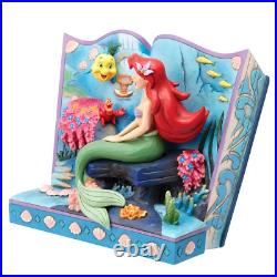 New JIM SHORE DISNEY Figurine LITTLE MERMAID STORYBOOK Ariel Ocean Fairytale New JIM SHORE DISNEY Figurine LITTLE MERMAID STORYBOOK Ariel Ocean Fairytale