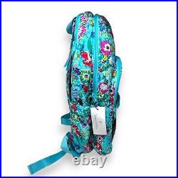 New Vera Bradley Disney Little Mermaid Ariel Floral Campus Backpack School Bag