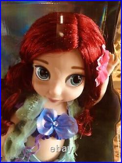 Nib Factory Sealed Disney Animators Doll Special Edition Ariel Light Up Doll 15