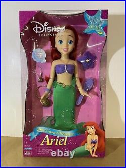 ONCE UPON A PRINCESS ARIEL Disney Little Mermaid Talking Singing Doll RARE NRFB
