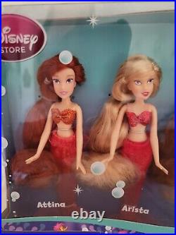 Official Disney Store Ariel and Sisters Mini Doll Gift Set, Mermaids, 2013
