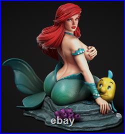 Painted Ariel The Little Mermaid Statue 1/4 Sexy Figure