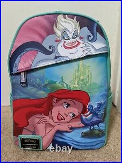 Pink A La Mode DEC Loungefly Little Mermaid Ariel Ursula Backpack IN HAND BNWT