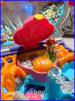 Polly Pocket 1996 The Little Mermaid Play Set With Figures & Rare Coral