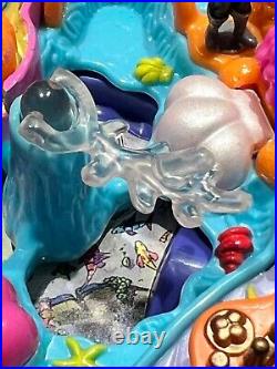 Polly Pocket 1996 The Little Mermaid Play Set With Figures & Rare Coral