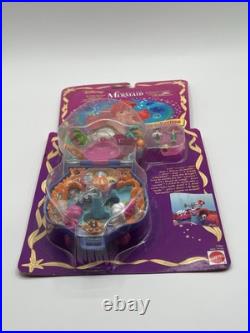 Polly Pocket Disney LITTLE MERMAID ARIEL Playcase Compact Playset NEW NIB MOC