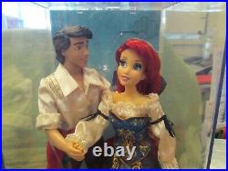 RARE Disney Fairytale Designer Little Mermaid Ariel & Prince Eric Dolls MINT LE