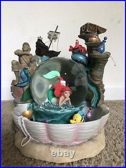 RARE Disneys The Little Mermaid Snow Globe