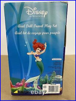 RARE HAUCK Disney Little Mermaid ARIEL DOLL TRAVEL PLAY SET NEW Stroller Crib