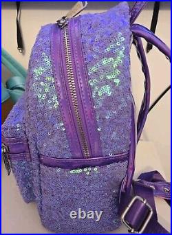 RARE Loungefly Ariel Sequin Purple Disney Little Mermaid 30th See Photos