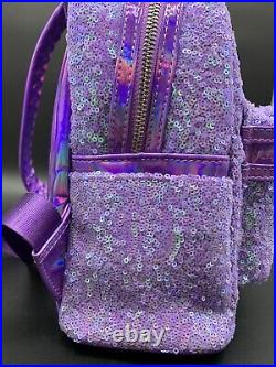 RARE Loungefly Disney Little Mermaid Ariel Sequin 30th Anniversary Backpack