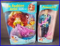 RARE NEW Tyco Disney's The Little Mermaid Ariel's Sea Fashion & Prince Eric Doll